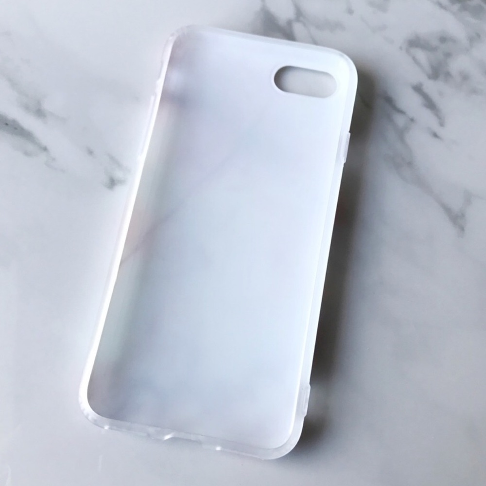 NEW iPhone 7/8 Pink Marble Granite Soft TPU Case - Picture 4 of 7